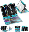 SIBEITU Keyboard Case for iPad Pro 11 Inch M5 2025 / M4 2024, 7-Color Backlight by SIBEITU