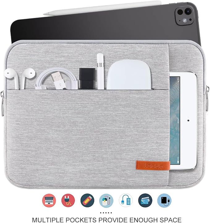 Lacdo Tablet Sleeve Case for 13 inch New iPad Air M3 M2 2025-2024, 13 inch New - Image 2