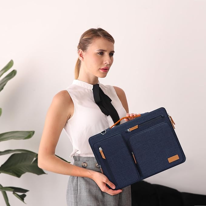MOSISO 360 Protective Laptop Shoulder Bag, 15-15.6 inch Computer Bags Compatible - Image 7
