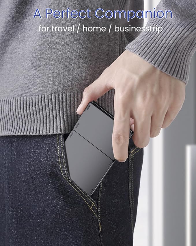 Foldable Bluetooth Keyboard, Folding Portable Wireless Keyboard - Image 6