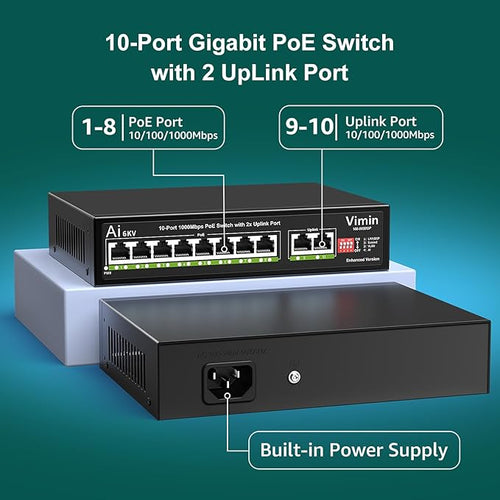 10-Port Gigabit PoE Switch - Image 2