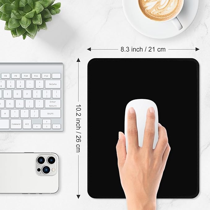 ITNRSIIET Mouse Pad Non-Slip Rubber Base Smooth Surface Stitched Edges - Image 3