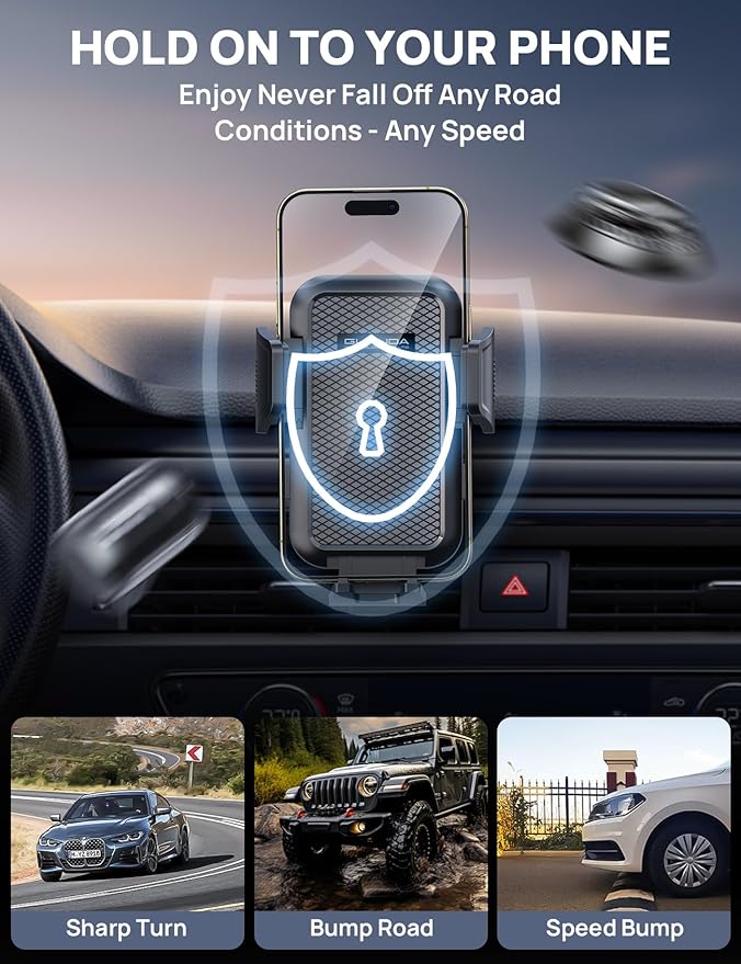 Dashboard Phone Holders for Your Car, Car Cell Phone Holder, Rotatable Suction - Image 7
