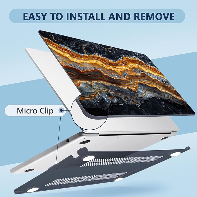 Compatible with MacBook Air 13.6 inch Case, M4 A3240/M3 A3113/M2 A2681 - Image 3