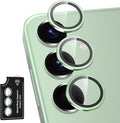 for Samsung Galaxy S25 Camera Lens Protector, Individual Metal Ring Tempered by Btscase