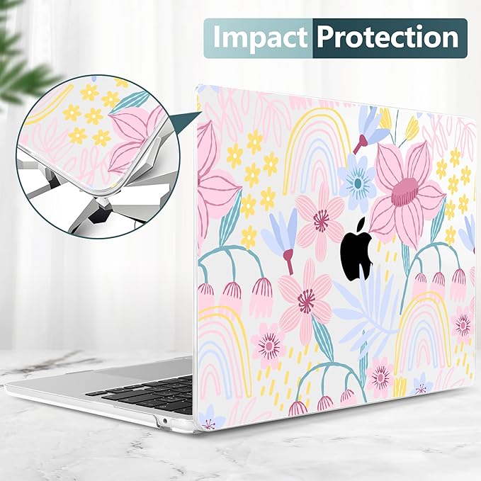 TWOLSKOO Compatible with M4 MacBook Air 13.6 inch Case 2025-2022 Release M4 - Image 6