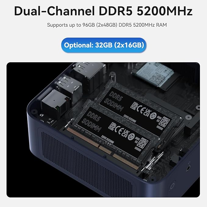TRIGKEY Mini PC, Intel Core i9 13900HK, Mini Computer - Image 4