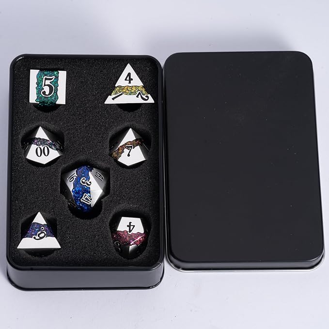 Polyhedral Metal Dice Set - Image 6