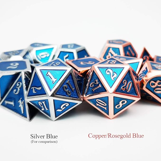 Haxtec Metal DND Dice Set Heavy D&D Dice - Image 4