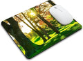 Beautiful Natural Scenery Forest Design Mouse Pad Mat Rectangle Non-Slip Rubber by Mzmrss