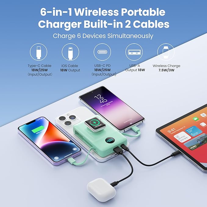 Magnetic Portable Charger 10800mAh - Image 3