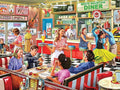 White Mountain Puzzles American Diner, 1000 Piece Jigsaw Puzzle by WhiteMountain