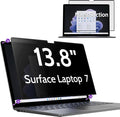 Privacy Screen for 13.8 Inch Surface Laptop 7, MagicSuction™ Removable Anti Spy by peslv