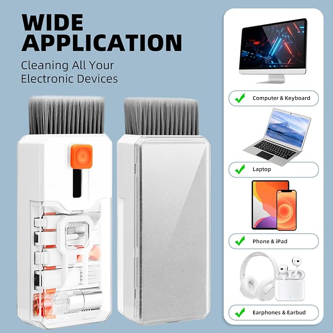Keyboard Cleaning Kit Laptop Cleaner, 10-in-1 Computer Screen Cleaning Brush - Image 6