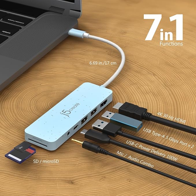 j5create USB-C Multi-Port Hub - Image 3