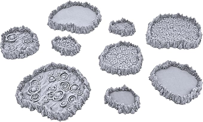 Burbling Pits Printable Scenery, 3D Printed Tabletop RPG Scenery and Wargame - Image 3
