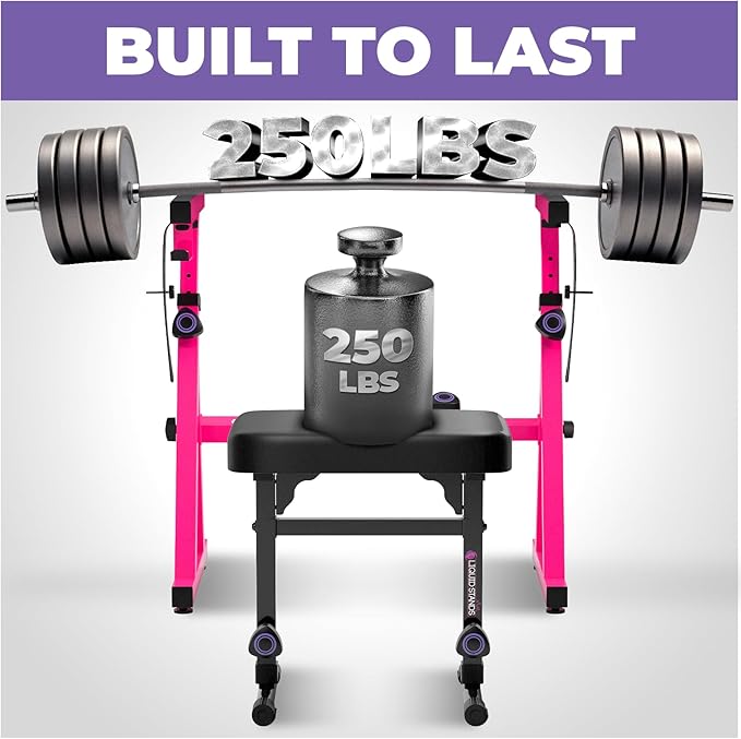Liquid Stands Pink Portable Heavy Duty Digital Keyboard Stand and Bench Set - Image 3