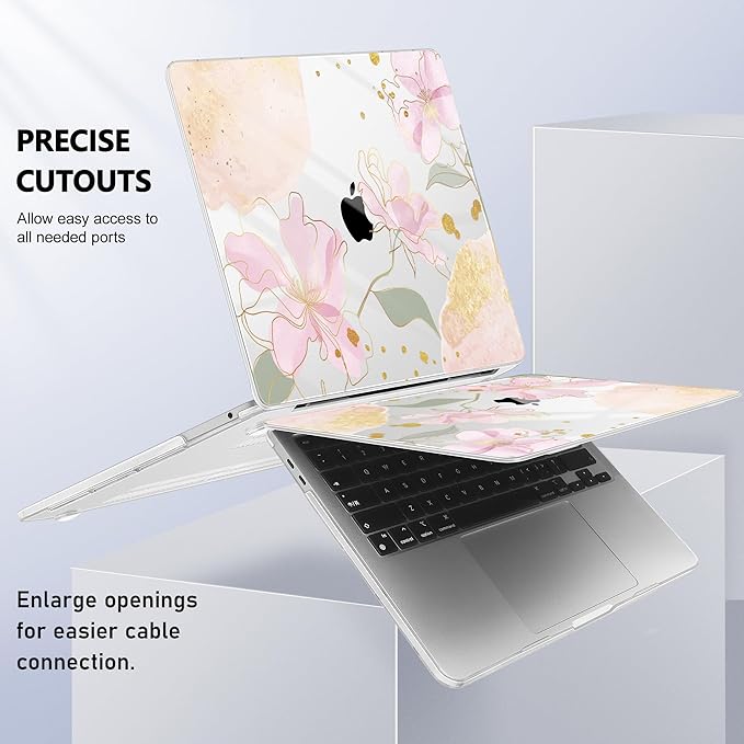 Case for MacBook Pro 13 inch with/Without Touch Bar, Hard Shell + Keyboard - Image 8