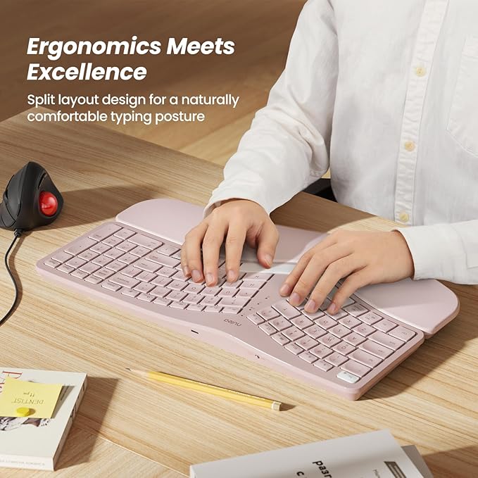 Nulea RT05 Wireless Ergonomic Keyboard, Split Keyboard - Image 2