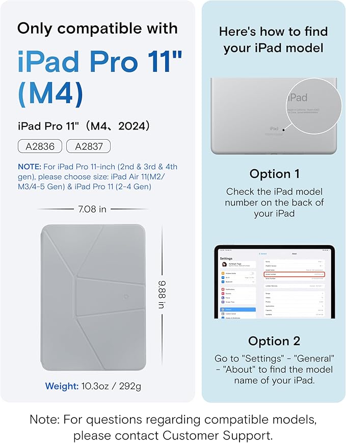 MOFT Dynamic Folio Case for iPad Pro 11 Inch 2024 5th Gen, Silm Magnetic Stand - Image 2