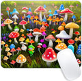 Happy Mushroom Mouse pad Customized Mousepad Non-Slip Rubber Base Mouse Pads by Goodsprout