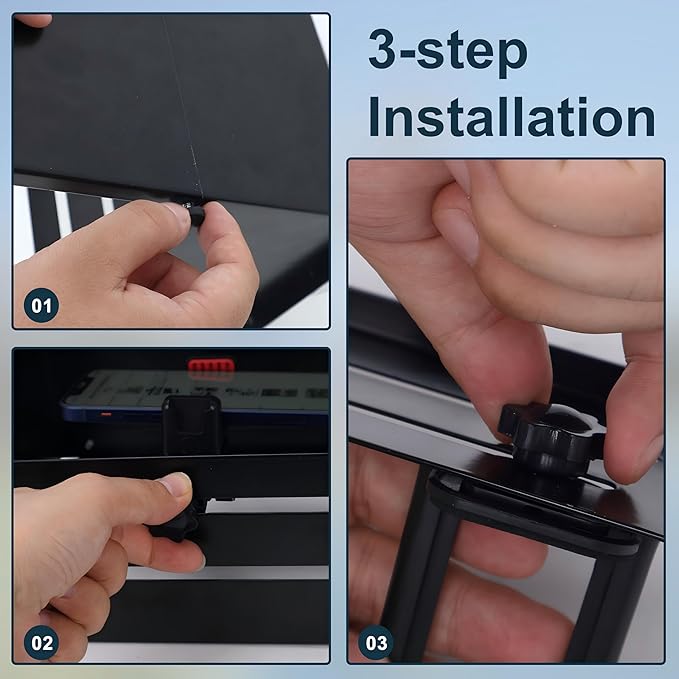 Cell Phone Fence Mount with Adjustable Shade, Mounting Kit - Image 4
