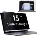 Privacy Screen for 15 Inch Surface Laptop 7, MagicSuction™ Removable Anti Spy by peslv