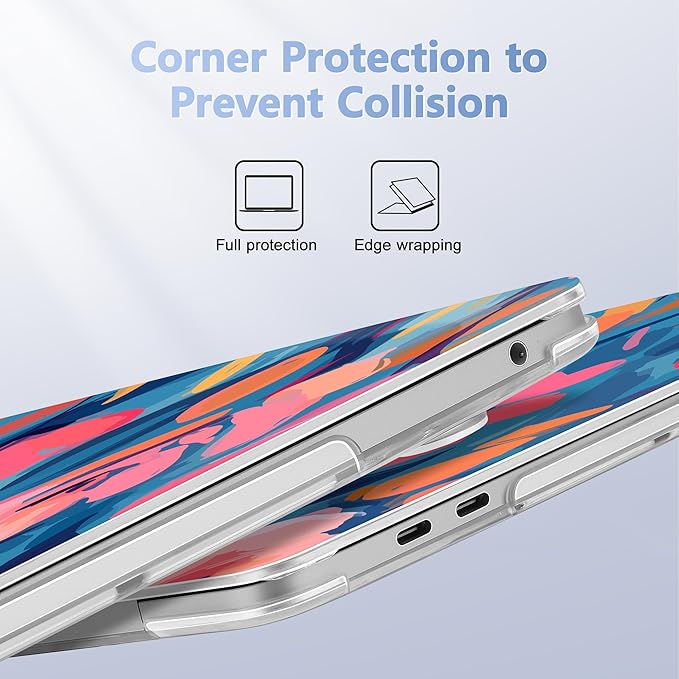 Case for MacBook Pro 13 inch with/Without Touch Bar, Hard Shell + Keyboard - Image 3