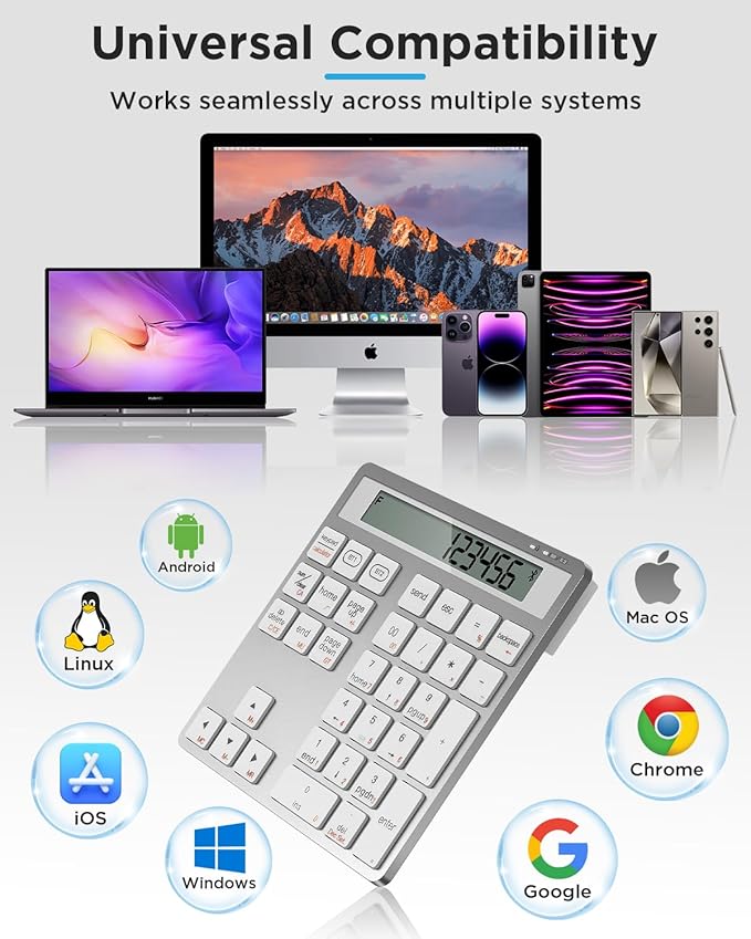 Rechargeable Wireless Number Pad - Image 3