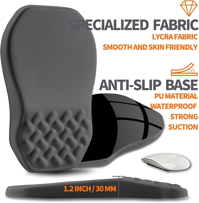 Ergonomic Slope Mouse Pad Wrist Support, Wrist Rest Mousepad - Image 6