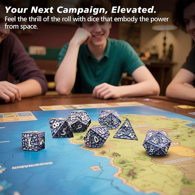 PJOY Metal D&D Dice Set for Dungeons and Dragons Dice - Image 7
