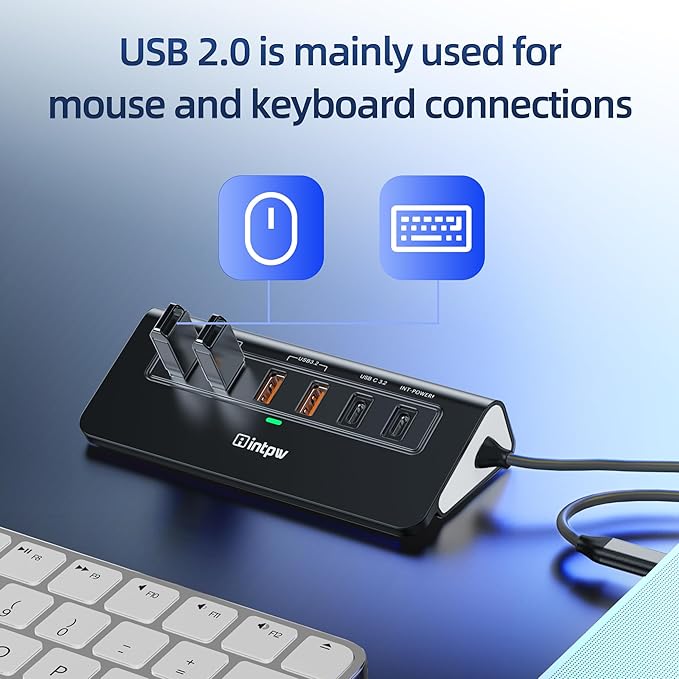 USB C Hub Ethernet, 10Gbps USB C Docking Station 10-in-1 - Image 5