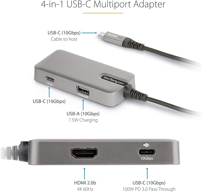 StarTech.com USB C Multiport Adapter - Image 3