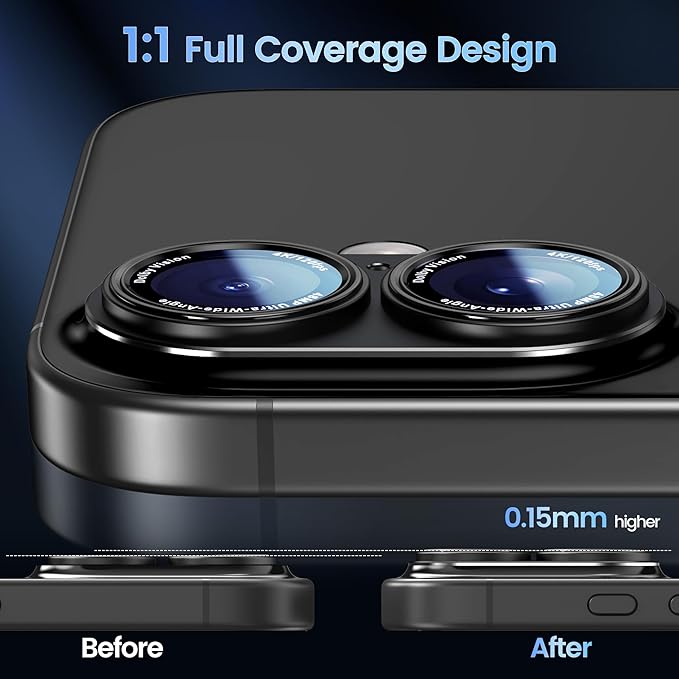 CACOE for iPhone 16/16 Plus Camera Lens Protector - Image 3