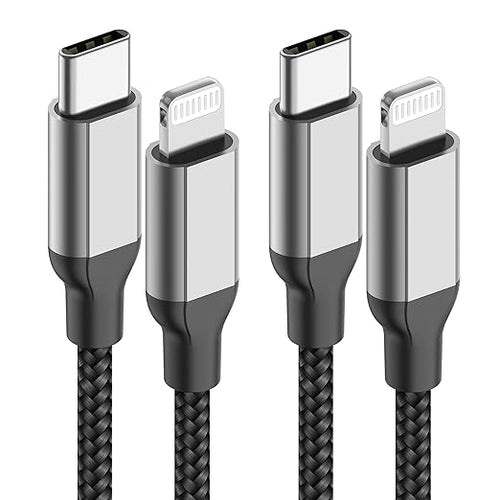 10ft USB C to Lightning Cable 2Pack, Power Delivery USB C iPhone Charger Fast by AceceneUSBChargingCables