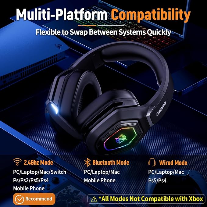 2.4GHz Wireless Gaming Headset - Image 5