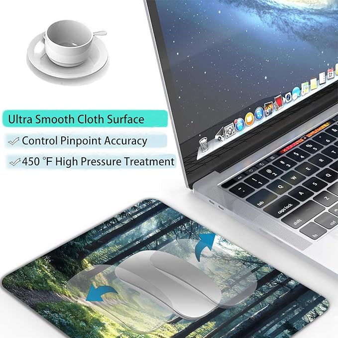 Aesthetic Natural Forest Custom Mouse Pad - Image 4