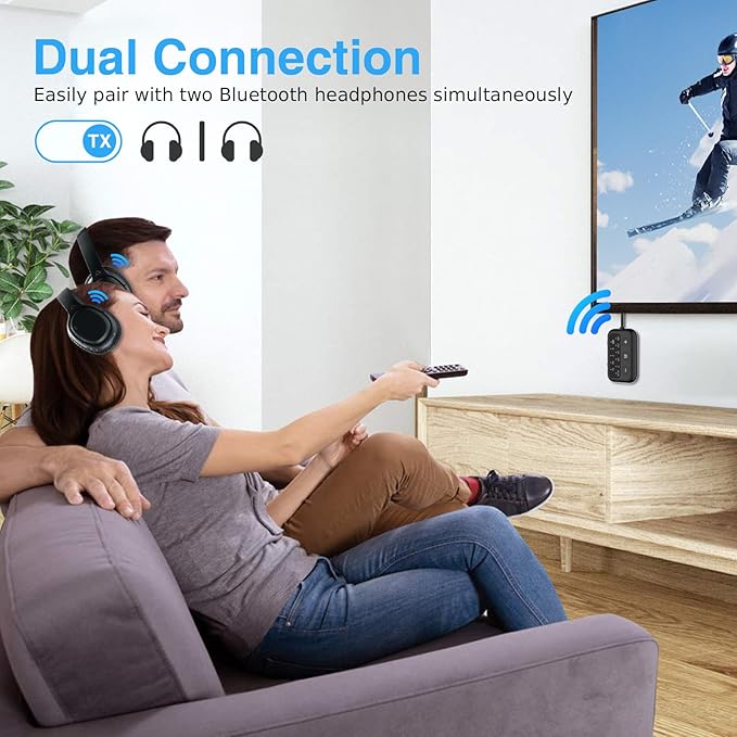 1Mii SafeFly Dot Airplane Bluetooth 5.3 Transmitter Receiver - Image 4