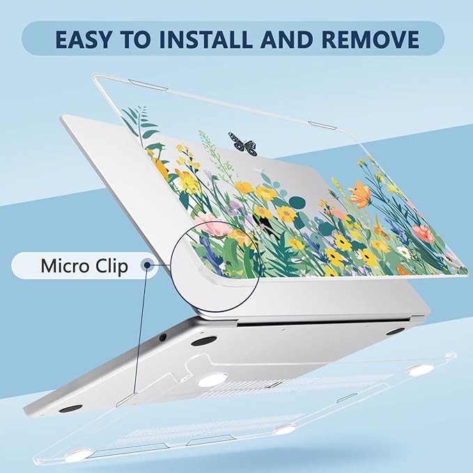 Compatible with MacBook Air 15 inch Case, M4 A3241/M3 A3114/M2 A2941, Hard Shell - Image 3