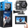 AKASO V50 Elite 4K60fps Touch Screen WiFi Action Camera Voice Control EIS 131 by AKASO