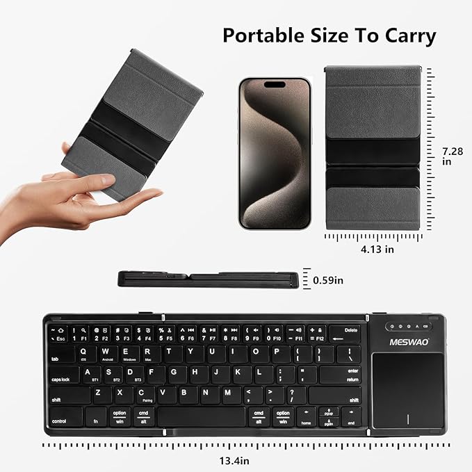 Foldable Bluetooth Keyboard - Image 7