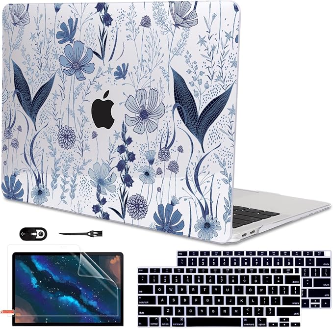 Compatible with 2018 2019 2020 2021 MacBook Air 13 inch Case M1 A2337 A2179 by LCMOCICO