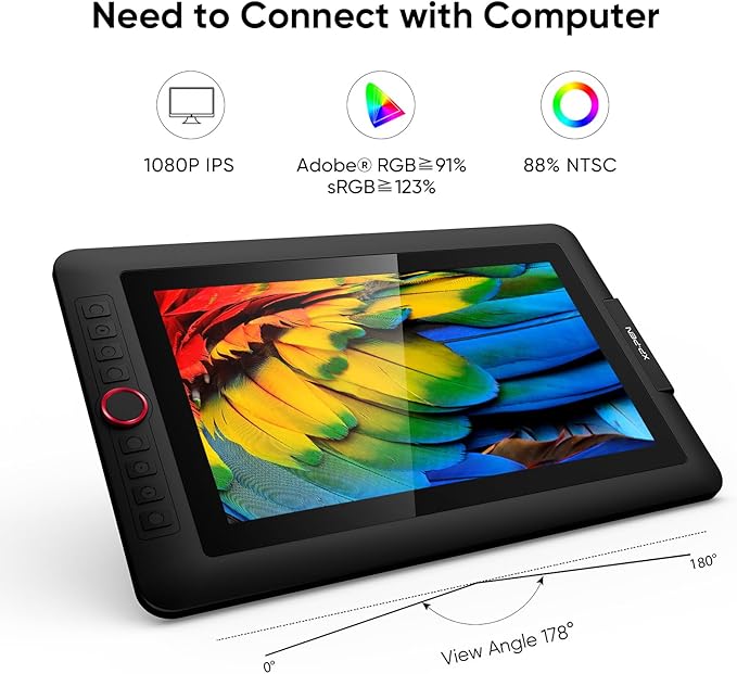XPPen Drawing Tablet with Screen Full-Laminated Graphics Drawing Monitor - Image 2