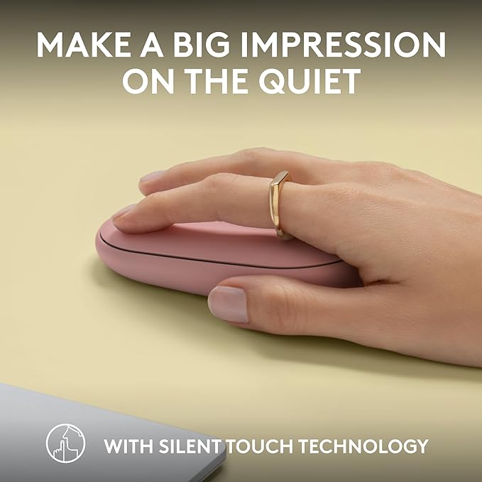 Logitech Pebble Mouse 2 M350s Slim Bluetooth Wireless Mouse, Lightweight - Image 5