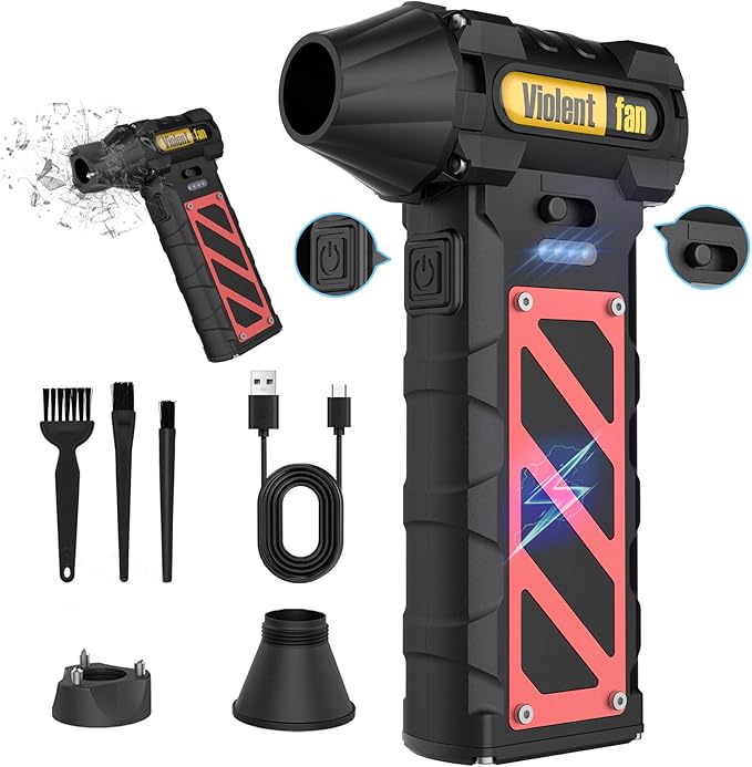 Electric Air Duster-Compressed Air Duster, 60mph Wind Stepless Speed Canned Air by Unknown