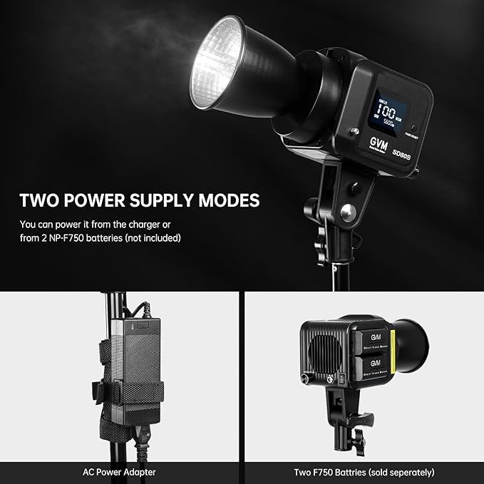 GVM 80W SD80S LED Video Light - Image 8