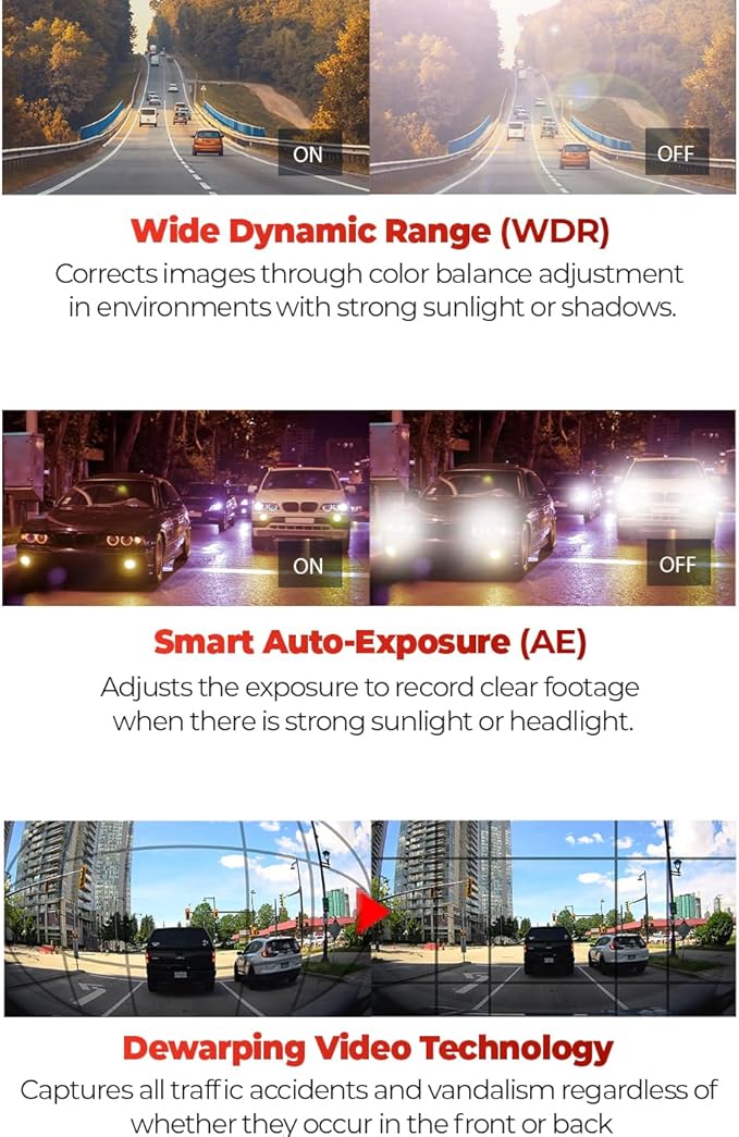 THINKWARE ARC Dash Cam with Smart Driving Alert System, 3X Energy Saving - Image 5