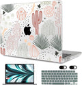 MEEgoodo Case for MacBook Air M4/M3/M2 13.6 inch 2025 2024 2022, Fit Model by MEEgoodo