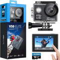 AKASO V50 Elite 4K60fps Touch Screen WiFi Action Camera Voice Control EIS 131 by AKASO