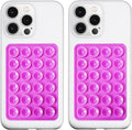 2 Pack Silicone Suction Phone Case Mount, Silicon Adhesive Phone Grip by LvShuLiangPin